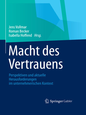 cover image of Macht des Vertrauens